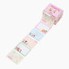 Peanuts Snoopy Petit Collection Masking Sticker Roll - Pink