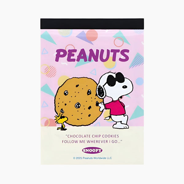 Peanuts Snoopy Petit Collection Memo Pad - Cookie