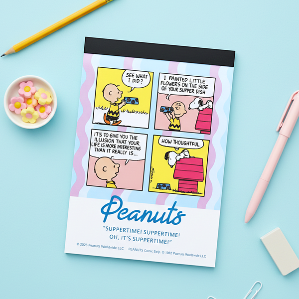 Peanuts Snoopy Petit Collection Memo Pad - Dinner Time