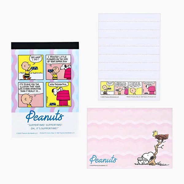 Peanuts Snoopy Petit Collection Memo Pad - Dinner Time