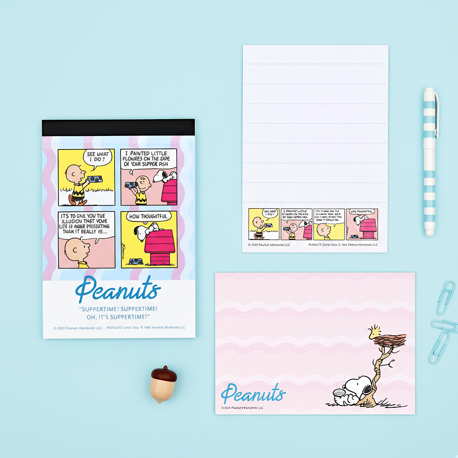 Peanuts Snoopy Petit Collection Memo Pad - Dinner Time – Kawaii ...