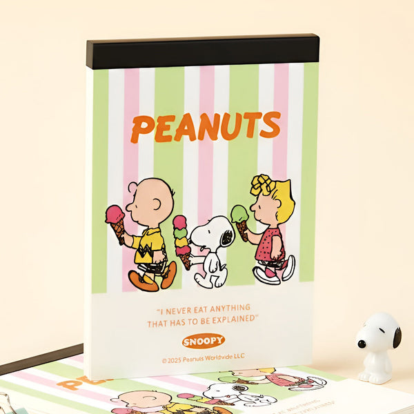 Peanuts Snoopy Petit Collection Memo Pad - Ice Cream