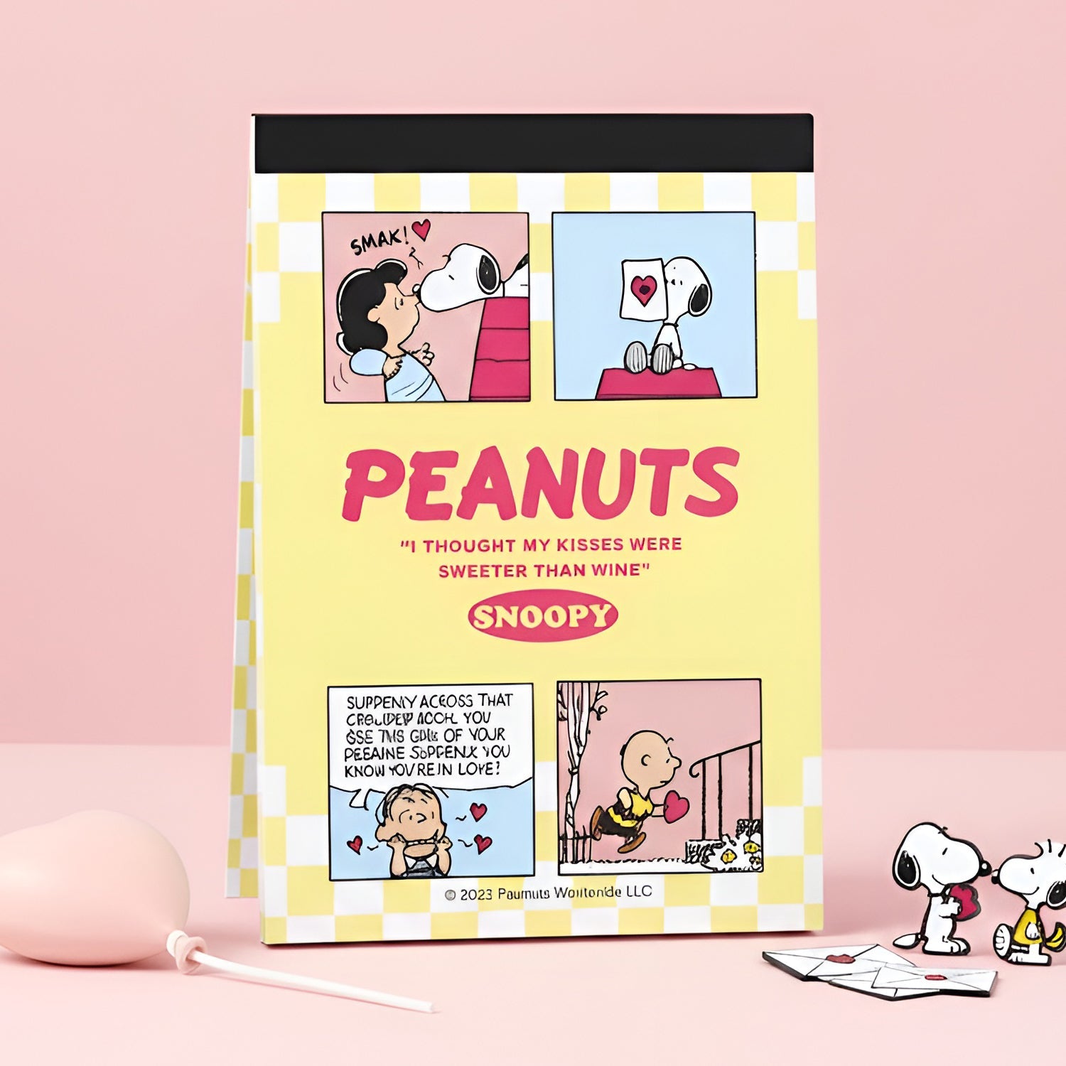 Snoopy Notes Peanuts Snoopy Petit Collection Memo Pad - Kisses – Kawaii Stationery Shop