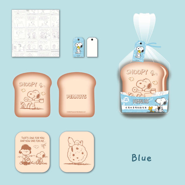 Peanuts Snoopy Puffy Toast Shaped Notebook