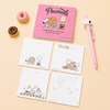 Peanuts Snoopy Square Memo Pad - Donuts - Limited Edition