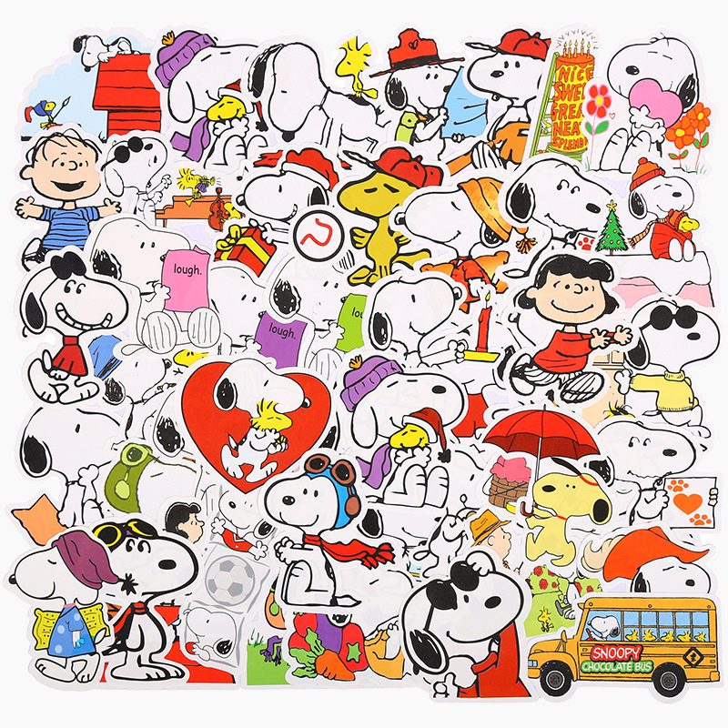Peanuts Snoopy Stickers - Set of 50 – Kawaii Stationery Shop