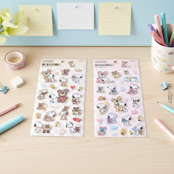 Peanuts Snoopy Stickers - Snoopy & Cuddly Bears