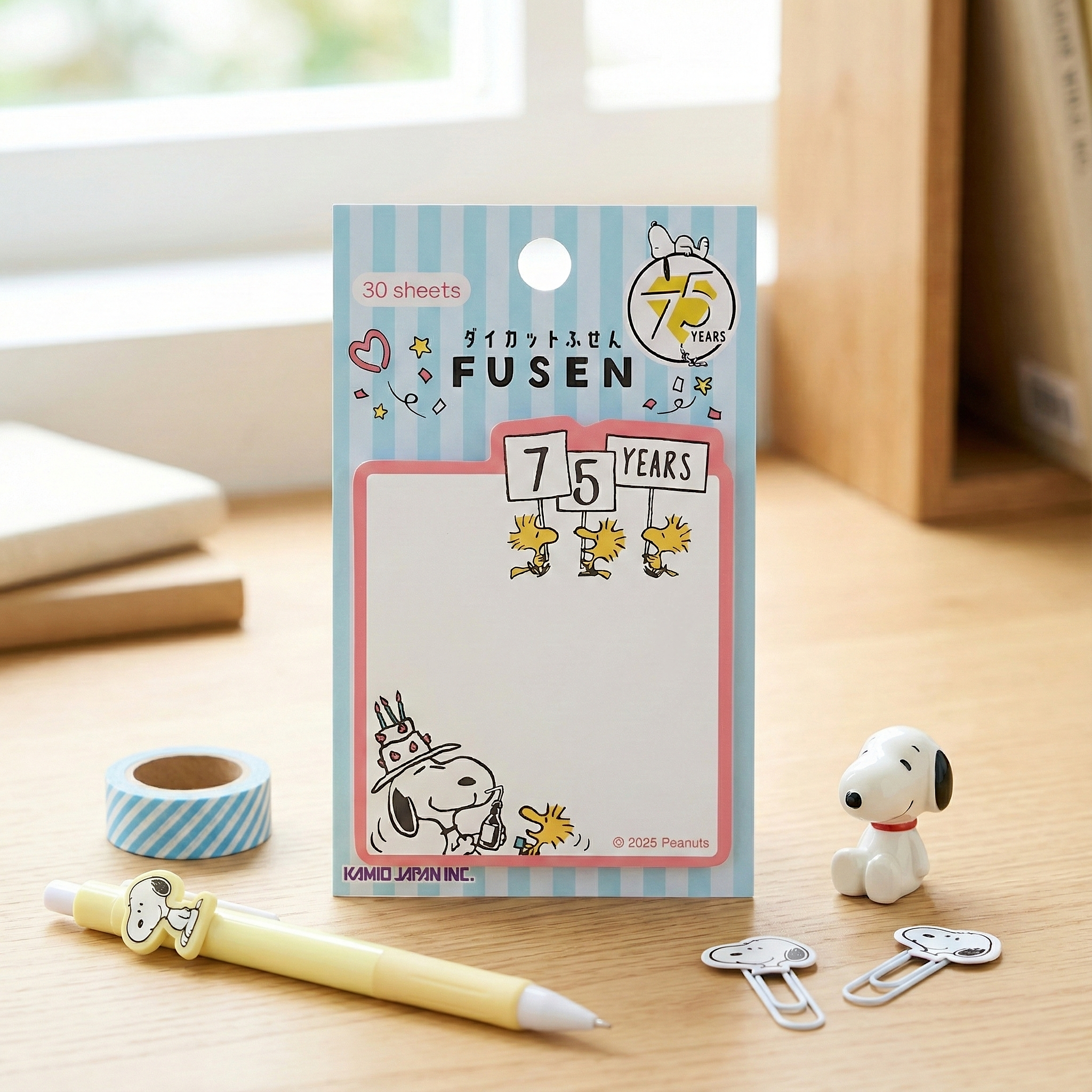 Snoopy Notes Peanuts Snoopy Sticky Notes - Birthday Party - Limited 75th Anniversary ...