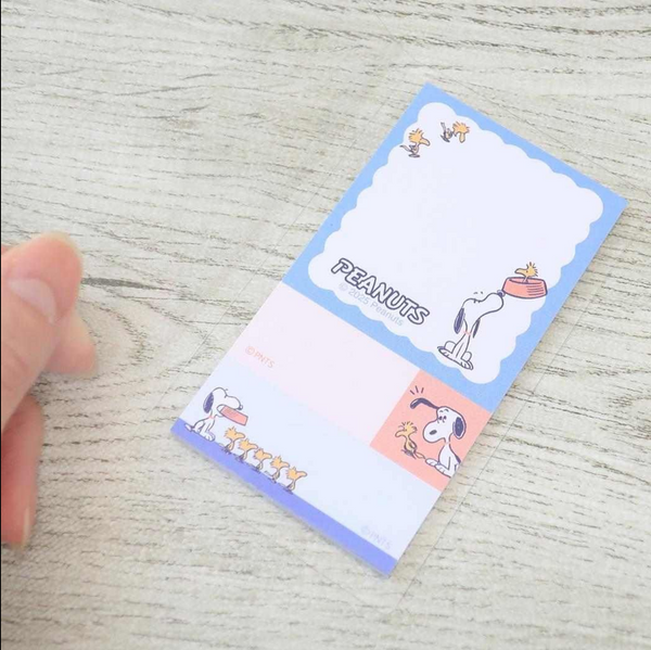 Peanuts Snoopy Sticky Notes Set - Vintage Series - Snoopy & Woodstock
