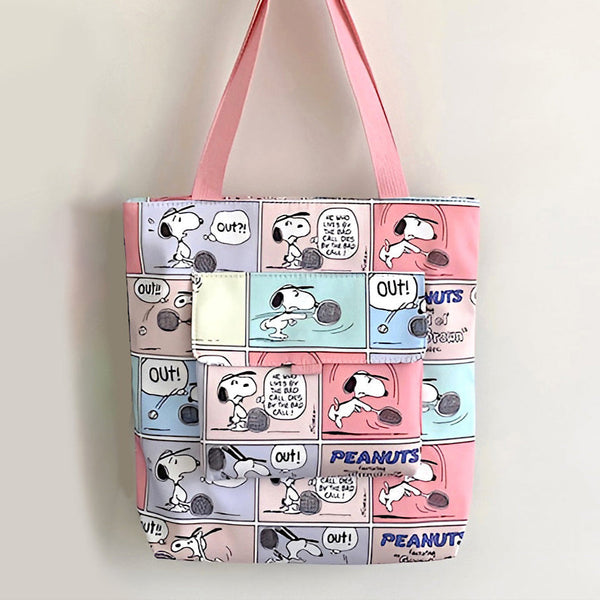 Peanuts Snoopy Tote Bag - Let's Play Together