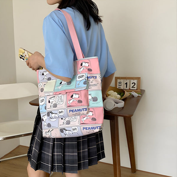 Peanuts Snoopy Tote Bag - Let's Play Together