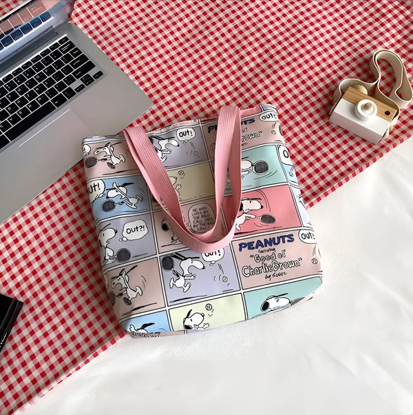 Peanuts Snoopy Tote Bag - Let's Play Together