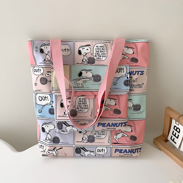 Peanuts Snoopy Tote Bag - Let's Play Together