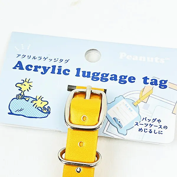 Peanuts Snoopy Acrylic Luggage Tag - Chill Series - Chill Out