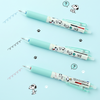 Pilot Frixion Peanuts Snoopy 3-in-1 Multicolor Ballpoint Pen - Limited Vintage Series - Mint & Beige