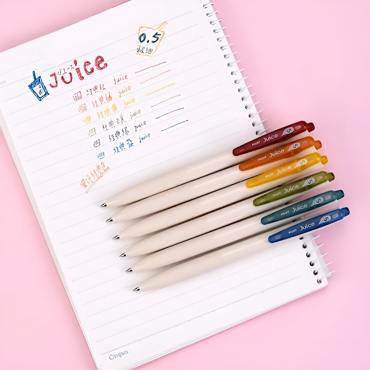 Pilot Juice 10th Anniversary Color Gel Pens - Classic Colors – Kawaii ...
