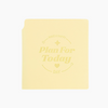 Plan For Today Square Pocket Planner + Pen