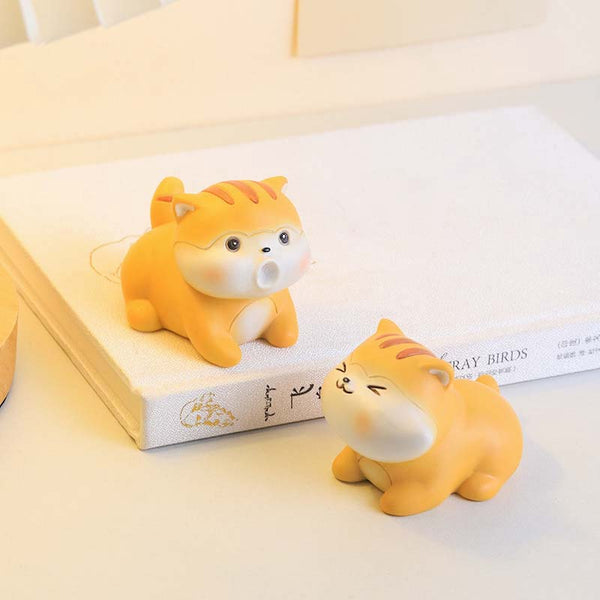 Playful Mini Tiger Figures - Set of 2