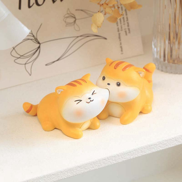 Playful Mini Tiger Figures - Set of 2