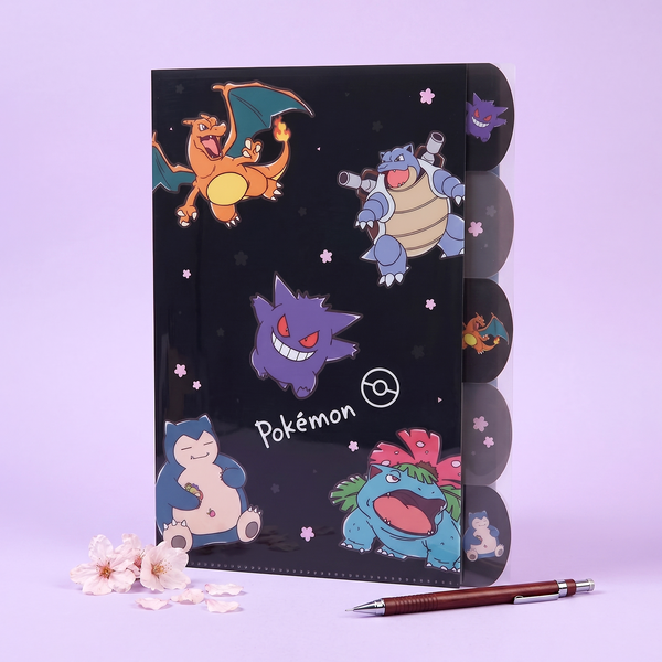 Pokemon A4 Folder With Dividers - Limited Edition - Midnight Sakura