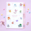 Pokemon A4 Folder With Dividers - Limited Edition - Petal Scatter