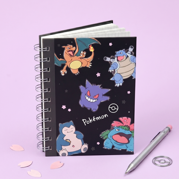 Pokémon A6 Spiral Notebook - Limited Edition - Midnight Sakura