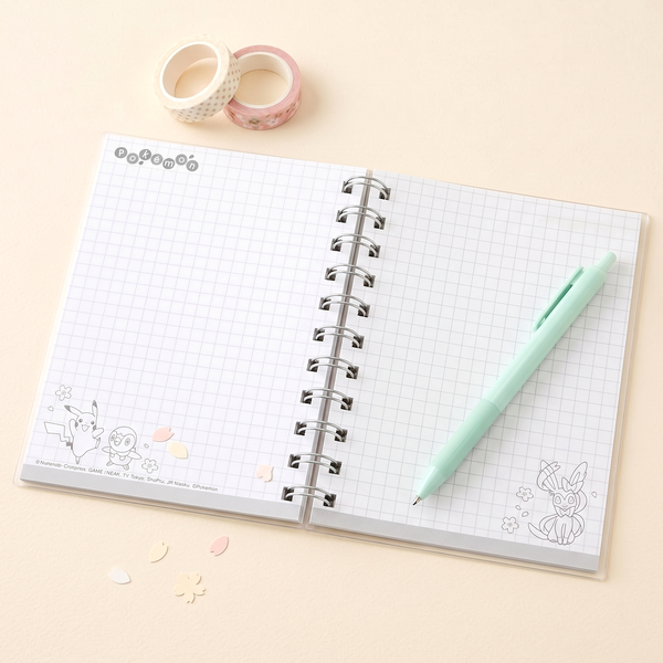 Pokémon A6 Spiral Notebook - Limited Edition - Petal Scatter