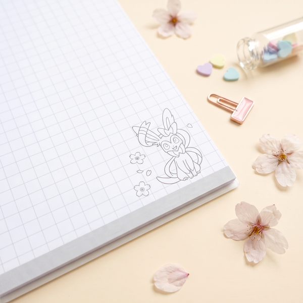 Pokémon A6 Spiral Notebook - Limited Edition - Petal Scatter