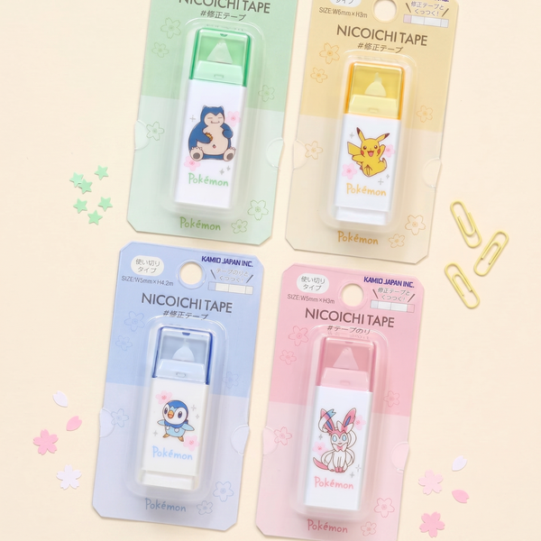 Pokémon Correction Tape & Glue Tape Roller