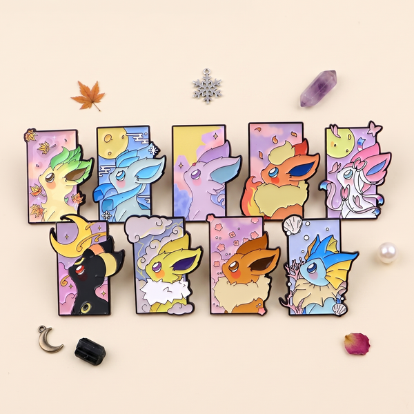 Pokémon Eeveelution Mood Enamel Pin