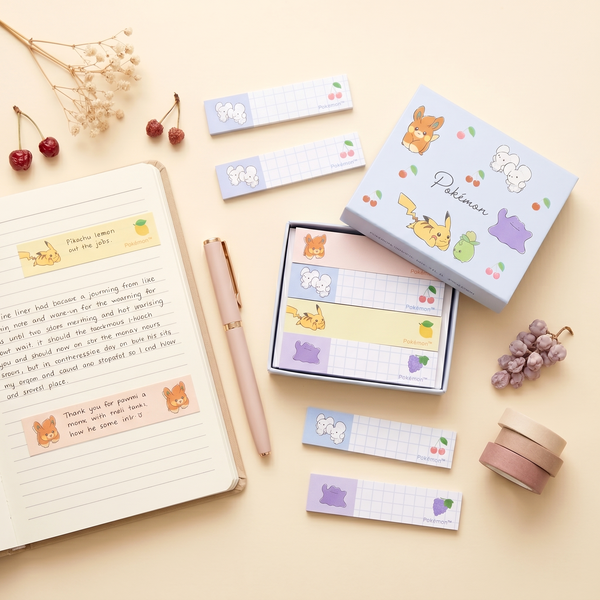 Pokémon Hako Fusen Sticky Notes - Limited Edition - Blue