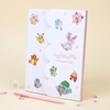 Pokemon Large Memo Pad With Die-Cut Cover - Limited Edition - Petal Scatter