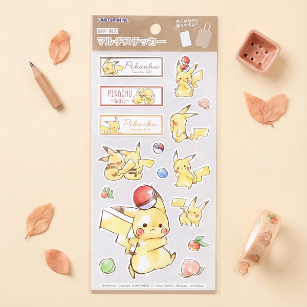 Pokemon Pikachu Number 025 Stickers
