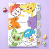 Pokemon Pocket Monsters A4 Folder With Dividers - Limited Edition - White