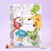 Pokemon Pocket Monsters A4 Folder With Dividers - Limited Edition - White