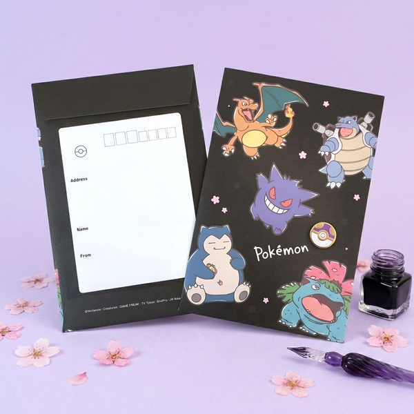 Pokémon Sakura Bloom Letter Set - Limited Edition - Midnight Sakura