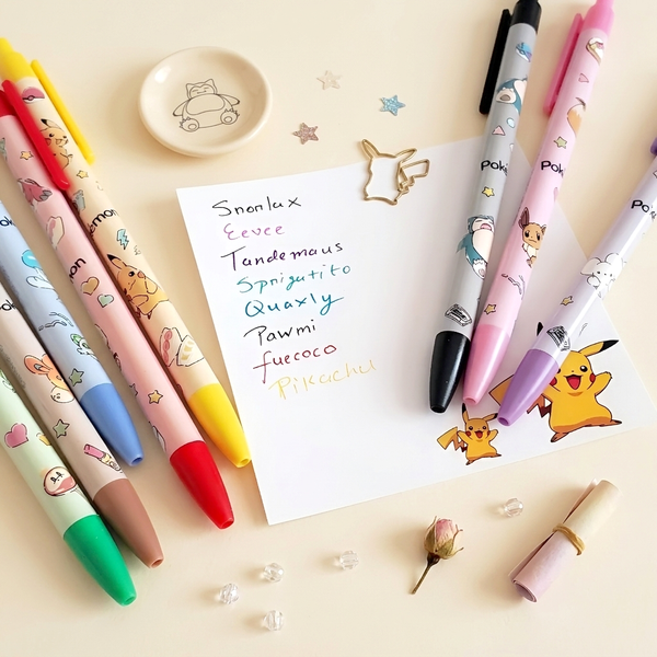 Pokémon Slim Click Gel Pen – 0.38mm