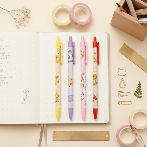 Pokémon Slim Click Gel Pen – 0.38mm