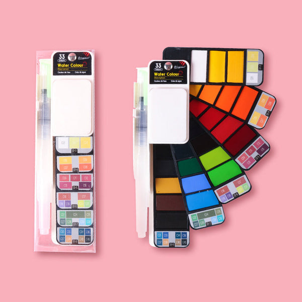 Portable Watercolor Paint Set