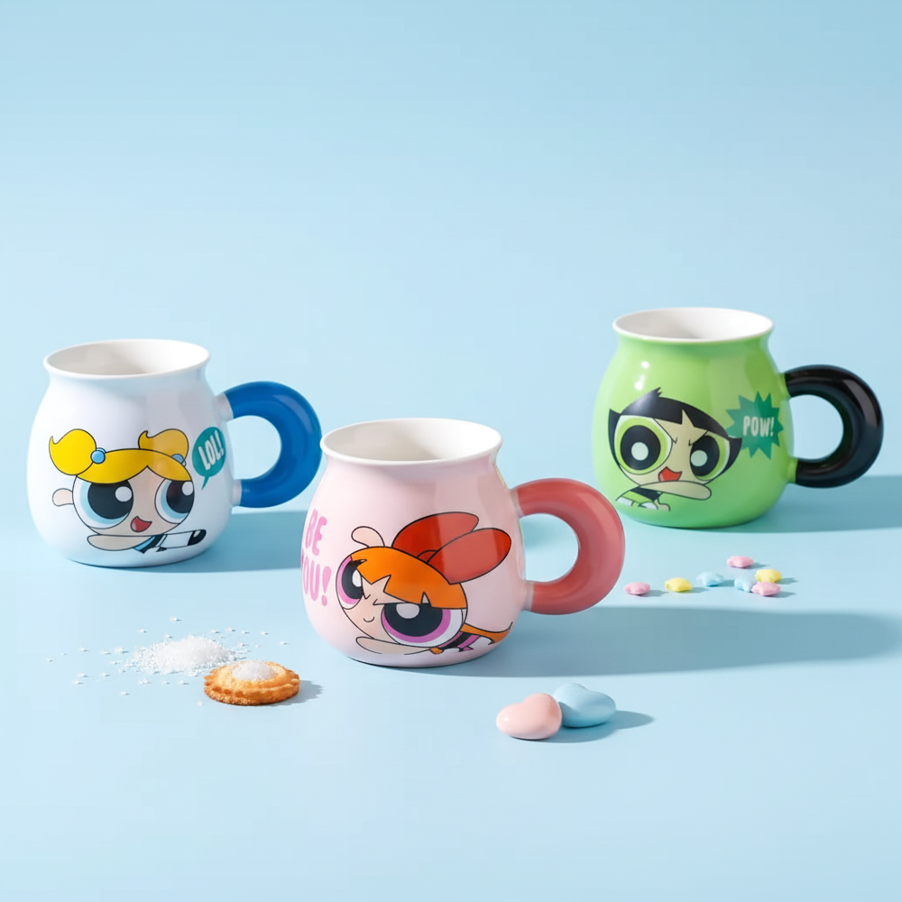 Powerpuff Girls Sippin’ Super Squad Mug – Kawaii Stationery Shop