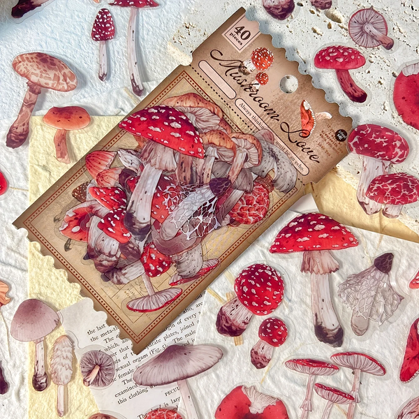 Pressed Botanical Ephemera Stickers