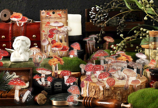 Pressed Botanical Ephemera Stickers