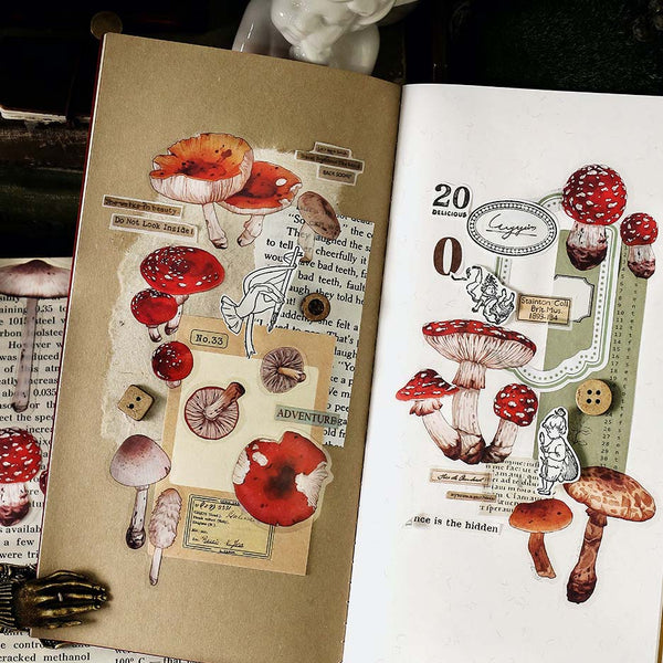 Pressed Botanical Ephemera Stickers