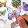 Prismatic Butterflies Holo Stickers