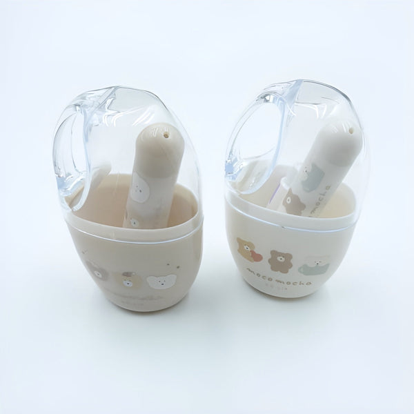 Q-Lia Moko Mocha Toothbrush Set