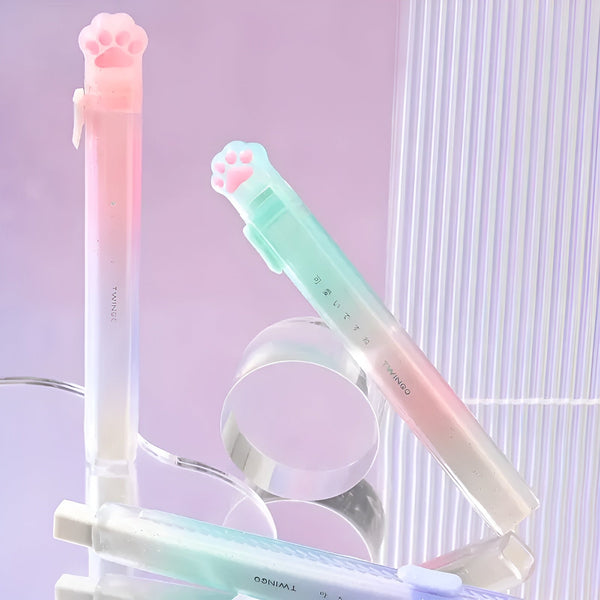 Rainbow Cat Paw Retractable Eraser