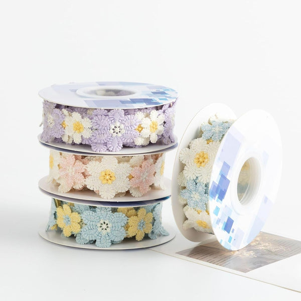 Retro Flowers Decorative Lace For Scrapbooking - Large Roll