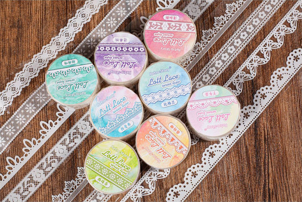 Retro Lace Die-Cut Masking Tapes