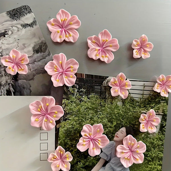 Sakura Bloom Magnets - Set of 12