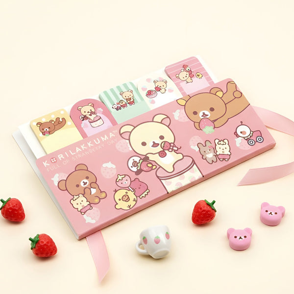 San-x Rilakkuma Index Sticky Notes - Happy Day